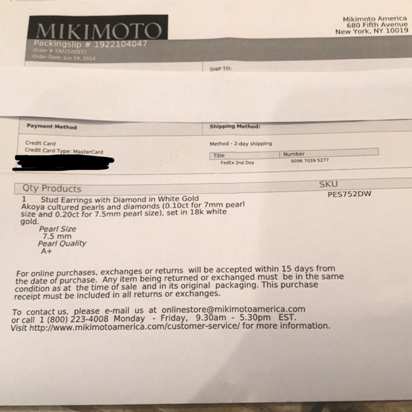 Mikimoto Akoya Stud Earrings with Diamond - Picture 8 of 14